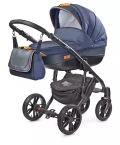 Frontera luxe kinderwagen donkerblauw