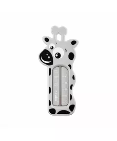 Giraffe badthermometer geel