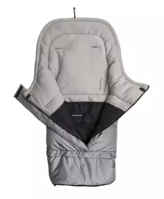 Kombinatie 3in1 Romperzak - grijs poolfleece