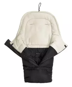 3in1 Romper Bag - zwart/beige polar fleece