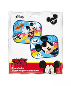 Mickey Auto Zonneschermen Zwart 2 Stuks