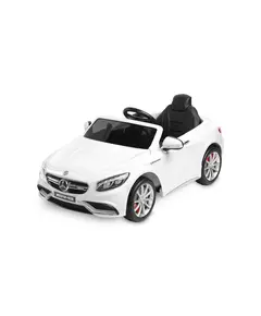 Elektrische kinderauto wit Mercedes AMG S63