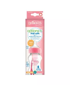 Roze Anti-Krampjesfles 270ml 1-pack