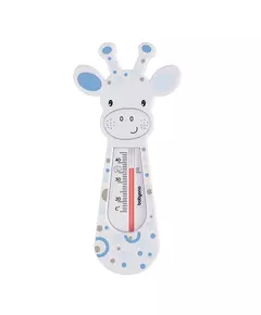 Badthermometer Giraffe Wit-Blauw