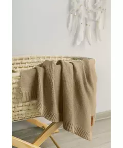 Bamboe-katoendeken beige cozy