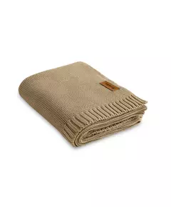 Bamboe-katoendeken beige cozy