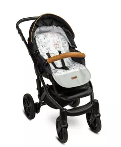 Wafel Kinderwagen Inleg - Herten Mint