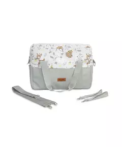 Witte Eco-leren Wandelwagen Tas Avontuur