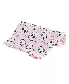 Bamboeluier Panda Roze 75x75