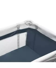 Campingbedje Opvouwbaar Grijs - met Wieltjes