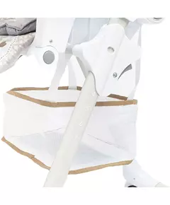 Verstelbare Beige Kinderstoel met Wielen