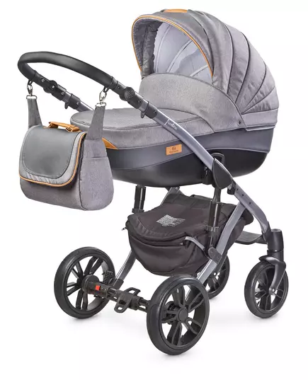 Frontera luxe kinderwagen grijs