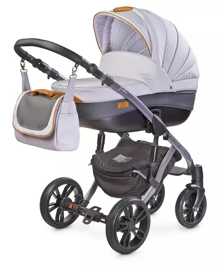 Frontera luxe kinderwagen mistgrijs