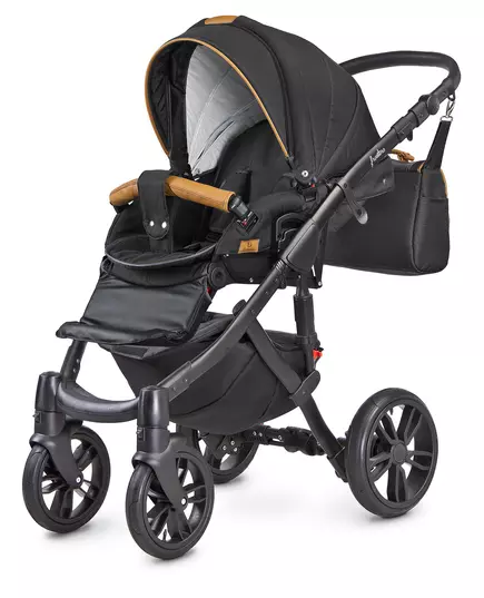 Mama tas kinderwagen zwart