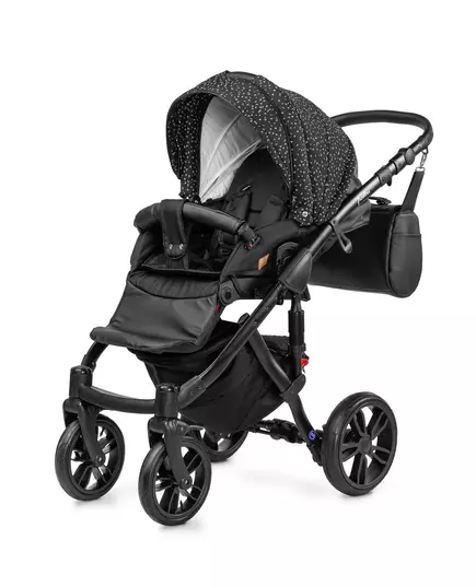 Mama tas kinderwagen zwart-wit