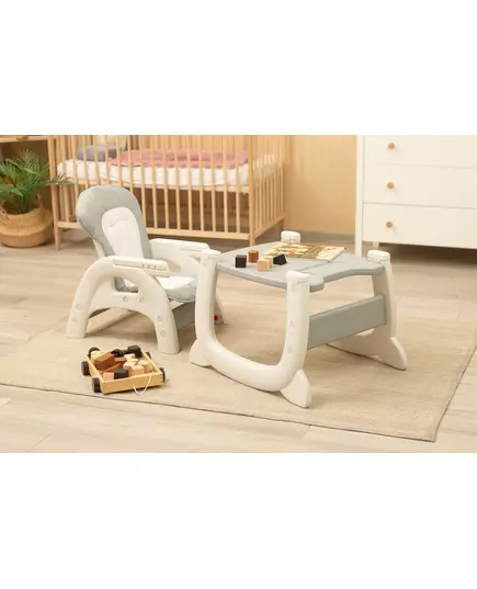 Kinderstoel grijs Homee 2-in-1