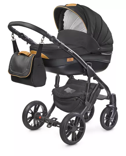 Frontera luxe kinderwagen zwart