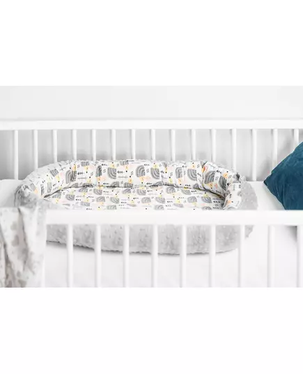 Babynest Minky – grijze egeltjes