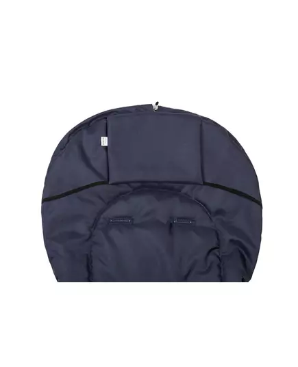 Navy fleece romperzak voor wandelwagen