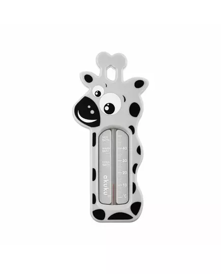 Giraffe badthermometer geel