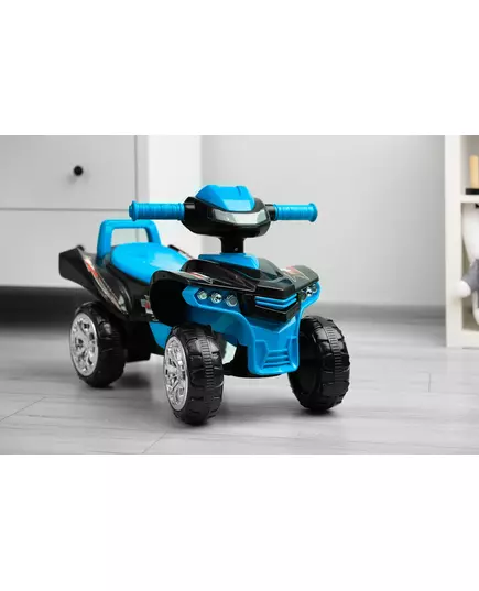 Loopauto en duwwagen donkerblauw Mini Raptor