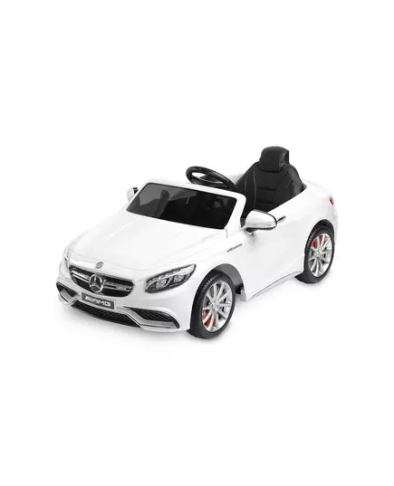 Elektrische kinderauto wit Mercedes AMG S63