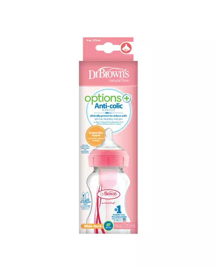 Roze Anti-Krampjesfles 270ml 1-pack