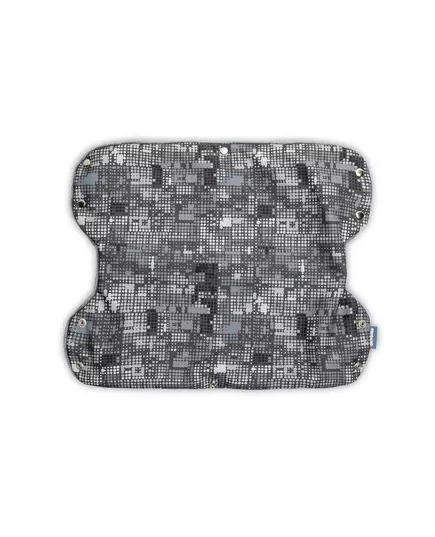 Kinderwagenhandwarmer dots grafiet