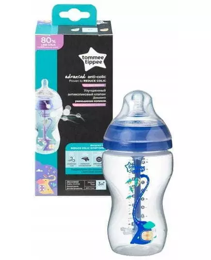 Fles Anti-colic Geavanceerd Blauw 340ml