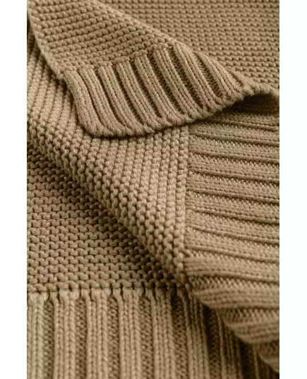 Bamboe-katoendeken beige cozy