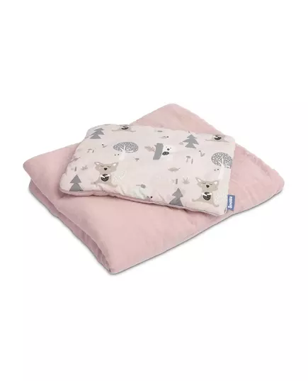 Muslin-katoen set Roze