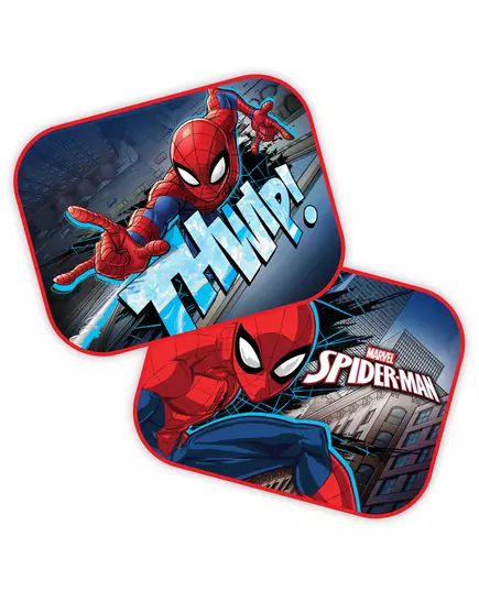 Zonnescherm Spiderman Rood 2 Stuks 44x35 cm