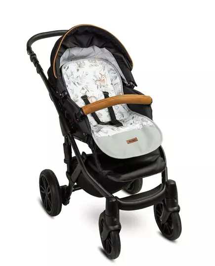 Wafel Kinderwagen Inleg - Herten Mint