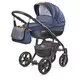 Frontera luxe kinderwagen donkerblauw