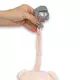 Knuffelbeer Roze Pluche met Speelautomaat en Clip